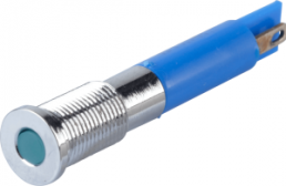 LED-Signalleuchte, 24 V (DC), blau, 12 mcd, Einbau-Ø 6 mm, RM 1.25 mm, LED Anzahl: 1