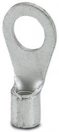 Unisolierter Ringkabelschuh, 2,6-6,0 mm², AWG 14 bis 10, 6.5 mm, M6, metall