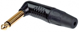6.35 mm Winkel-Klinkenstecker, 2-polig (mono), Lötanschluss, Zinklegierung, RP2RC-B