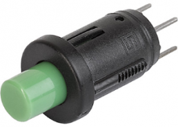 Drucktaster, 1-polig, grün, unbeleuchtet, 0,2 A/60 V, IP40, 0041.8845.5107