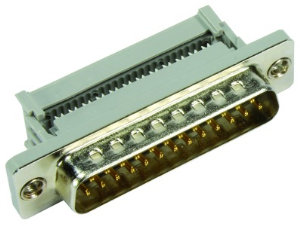 D-Sub Stecker, 9-polig, Standard, bestückt, gerade, Schneidklemmanschluss, 09661286701