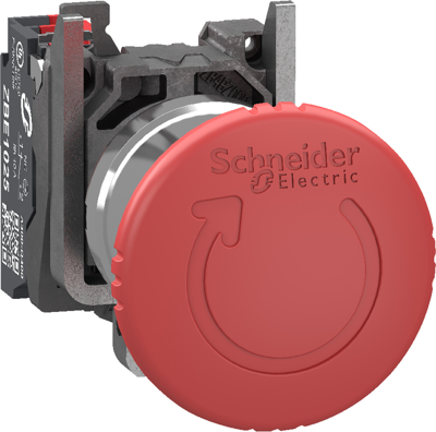 XB4BS84425 Schneider Electric Not-Aus-Schalter Bild 1