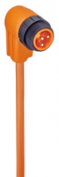 Sensor-Aktor Kabel, 7/8"-Kabelstecker, gerade auf offenes Ende, 3-polig, 2 m, PVC, orange, 12 A, 18231
