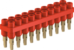 4.5 mm Buchsenleiste, Lötanschluss, rot, 63.9356-22