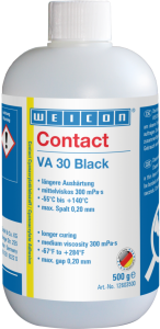 Cyanacrylat Kleber 500 g Flasche, WEICON CONTACT VA 30 BLACK 500 G