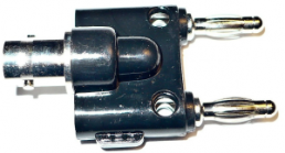 Adapter BNC-Buchse auf 2 x 4 mm Stecker