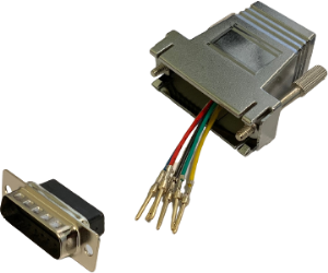 Adapter, D-Sub Stecker, 15-polig auf RJ12-Buchse, 10121117