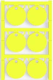 Polyamid Gerätemarkierer, (L x B) 30 x 30 mm, gelb, 60 Stk
