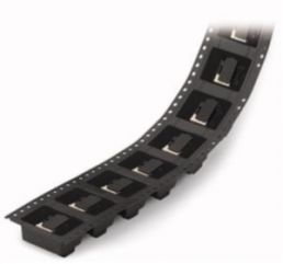 Leiterplattenklemme, 4-polig, RM 2.54 mm, 0,08-0,5 mm², 6 A, Käfigklemme, schwarz, 218-504/000-604/997-405