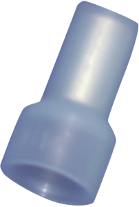 Endverbinder mit Isolation, 1,5-2,5 mm², transparent/blau, 15.4 mm