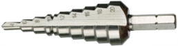 Stufenbohrer-Bit, 4-20 mm, Ø 20 mm, 1/4" Bit, Spirallänge 75 mm, DIN 1173-D, 05104672001