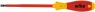 VDE Schraubendreher, 10 mm, Schlitz, KL 200 mm, L 324 mm, 320N100200