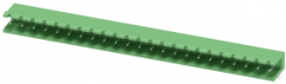 Stiftleiste, 23-polig, RM 5.08 mm, abgewinkelt, grün, 1759224