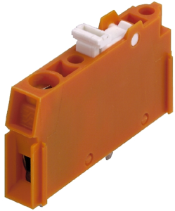 Leiterplattenklemme, 1-polig, RM 5.08 mm, 0,13-6,0 mm², 15 A, Schraubanschluss, orange, 1755230000