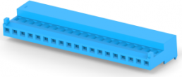 Buchsenleiste, 19-polig, RM 2.54 mm, gerade, blau, 4-643815-9