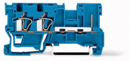 2-Leiter/1-Pin-Basisklemme, Federklemmanschluss, 0,08-4,0 mm², 1-polig, 32 A, 6 kV, blau, 769-251/000-006