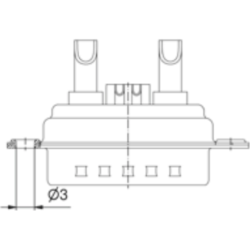 421WA4SAM61A10X CONEC D-Sub Steckverbinder Bild 2