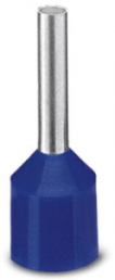 Isolierte Aderendhülse, 2,5 mm², 21.5 mm/12 mm lang, DIN 46228/4, blau, 3201987