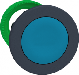 Frontelement, unbeleuchtet, rastend, Bund rund, blau, Einbau-Ø 30.5 mm, ZB5FH06