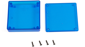 ABS Miniatur-Gehäuse, (L x B x H) 80 x 80 x 20 mm, transparent, IP54, 1551XTBU