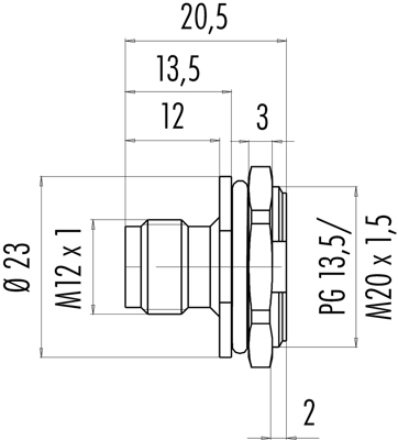 86 4531 1002 00004 binder Sensor-Aktor Rundsteckverbinder Bild 2