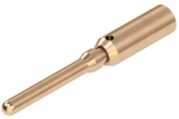 Stiftkontakt, 0,75 mm², AWG 19, Crimpanschluss, vergoldet, 21011009963