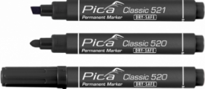 Permanent Marker 2-6mm Keilspitze schwarz