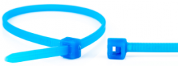 Kabelbinder für erhöhte Anforderungen, Ethylen-Tetrafluorethylen-Copolymer, (L x B) 100 x 2.5 mm, Bündel-Ø 22 mm, blau, -46 bis 150 °C