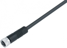 Sensor-Aktor Kabel, M8-Kabeldose, gerade auf offenes Ende, 4-polig, 2 m, PUR, schwarz, 4 A, 79 3382 52 04
