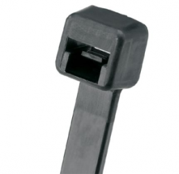 Kabelbinder, lösbar, Nylon, (L x B) 188 x 4.8 mm, Bündel-Ø 1.5 bis 47.8 mm, schwarz, -60 bis 115 °C