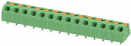 Leiterplattenklemme, 14-polig, RM 5 mm, 0,2-1,5 mm², 16 A, Federklemmanschluss, grün, 1862398