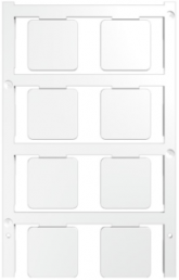 Polyamid Gerätemarkierer, (L x B) 22 x 22 mm, weiß, 80 Stk