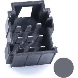 PFT-JPT-9POL-3X3-GREY ESKA Erich Schweizer DIN Messerleisten, DIN Federleisten