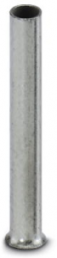 Unisolierte Aderendhülse, 1,5 mm², 15 mm lang, silber, 3202591