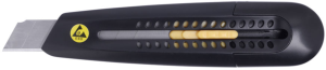 ESD Cuttermesser mit Abbrechklinge, KB 18 mm, L 140 mm, 5-519