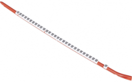 Polyacetal Kabelmarkierer, Aufdruck "F", (L) 2.3 mm, max. Bündel-Ø 1.8 mm, weiß, 961776-000