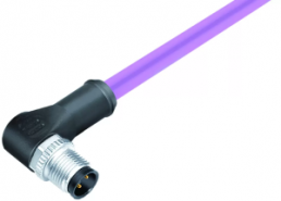 Sensor-Aktor Kabel, M12-Kabelstecker, abgewinkelt auf offenes Ende, 5-polig, 10 m, PUR, violett, 4 A, 77 2527 0000 50705-1000