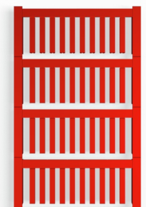 Polyamid Kabelmarkierer, beschriftbar, (B x H) 21 x 3.2 mm, max. Bündel-Ø 1.3 mm, rot, 1918570000