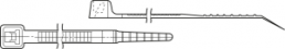 Kabelbinder, Polyamid, (L x B) 134 x 2.6 mm, Bündel-Ø 32 mm, natur