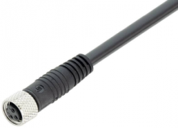 Sensor-Aktor Kabel, M8-Kabeldose, gerade auf offenes Ende, 3-polig, 2 m, PUR, schwarz, 4 A, 79 3406 52 03