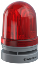 LED-Signalleuchte mit Akustik, Ø 85 mm, 110 dB, 3300 Hz, rot, 115-230 VAC, 461 110 60