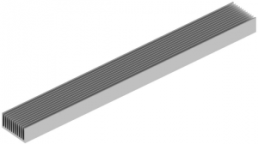 Strangkühlkörper, 1000 x 120 x 60 mm, 1.5 bis 0.6 K/W, Aluminium natur