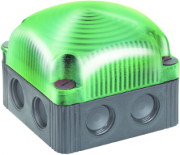 LED-Doppelblitzleuchte, grün, 115-230 VAC, IP67