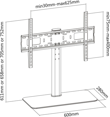 ICA-LCD-S304L EFB-Elektronik Monitor Halterung Bild 2