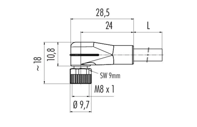 79 3384 55 04 binder Sensor-Aktor Kabel Bild 2