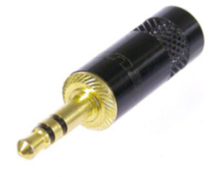 3.5 mm Klinkenstecker, 3-polig (stereo), Lötanschluss, NYS231BG-LL