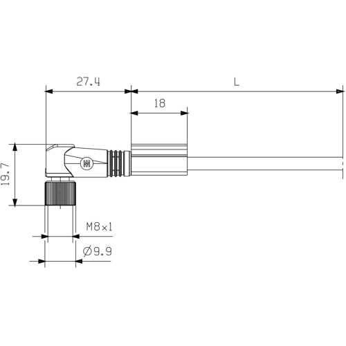 1465891000 Weidmüller Sensor-Aktor Kabel Bild 2