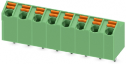 Leiterplattenklemme, 8-polig, RM 5 mm, 0,2-1,5 mm², 9 A, Federklemmanschluss, grün, 1752272