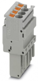 Stecker, Push-in-Anschluss, 0,14-4,0 mm², 4-polig, 24 A, 6 kV, grau, 3209895