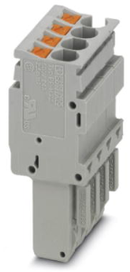 Stecker, Push-in-Anschluss, 0,14-4,0 mm², 4-polig, 24 A, 6 kV, grau, 3209895